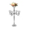 Elegant Glass Crystal Centerpiece 5 Arm Table Candelabra Votive Candle Stick Holder 9