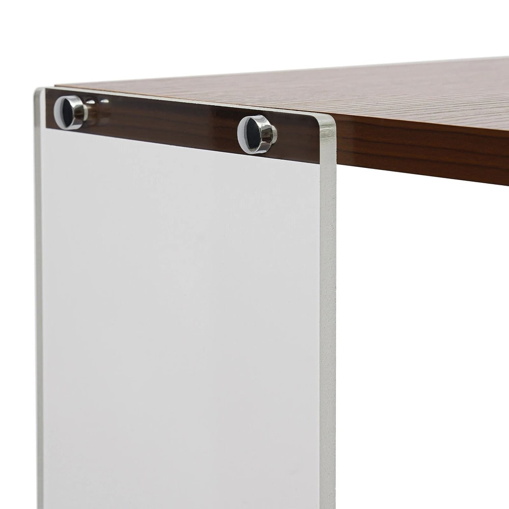 3 Tiers 360 Rotating Display Bookshelf Standing Corner Storage Rack Modern Bookcase 6