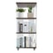 3 Tiers 360 Rotating Display Bookshelf Standing Corner Storage Rack Modern Bookcase 8