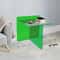 Free Standing Green Modern Bedside Table Acrylic End Table Stylish Side Table For Living Room 1