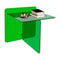 Free Standing Green Modern Bedside Table Acrylic End Table Stylish Side Table For Living Room 5