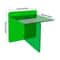 Free Standing Green Modern Bedside Table Acrylic End Table Stylish Side Table For Living Room 6