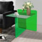 Free Standing Green Modern Bedside Table Acrylic End Table Stylish Side Table For Living Room 7
