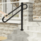 Safety Handrails Metal For Outdoor Steps 13 Step Stairs Antislip Design 0