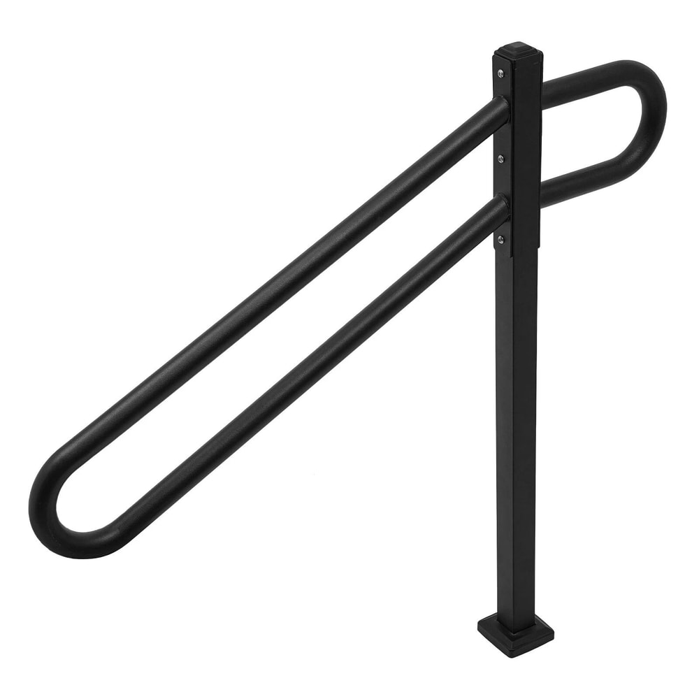 Safety Handrails Metal For Outdoor Steps 13 Step Stairs Antislip Design 7