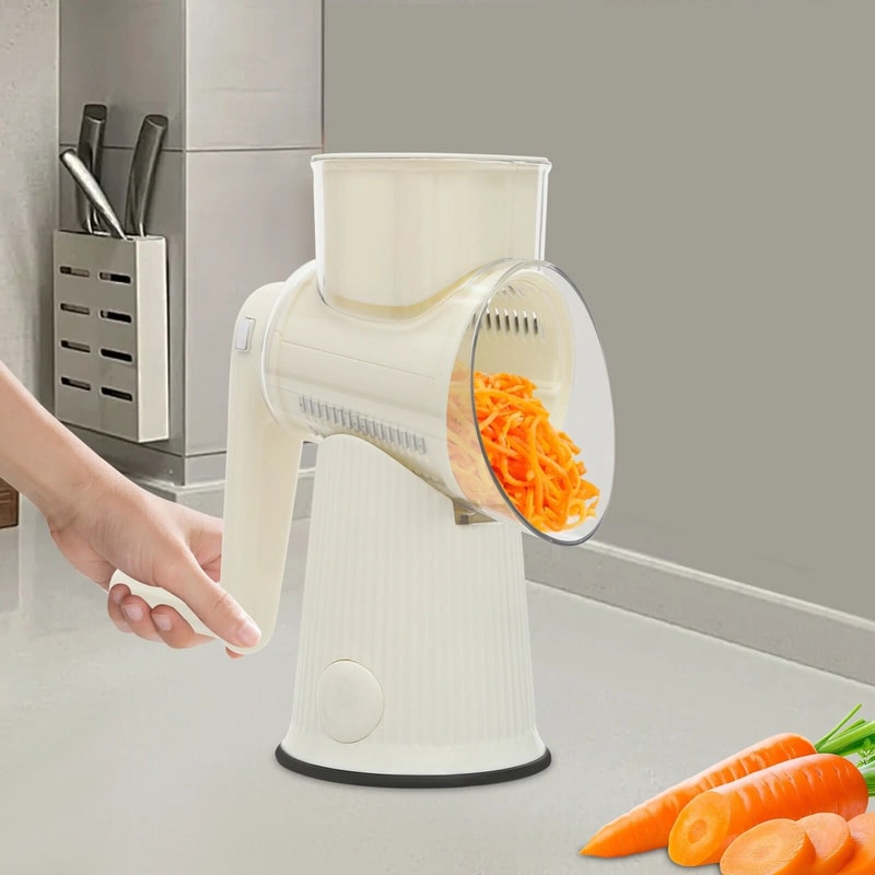 5 In 1 Gourmet Cheese Grater Fast Salad Vegetable Cutter For Easy Prep 1