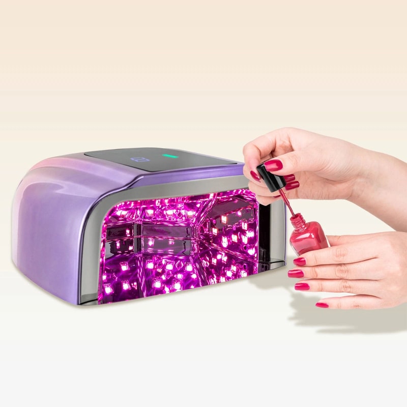 Wireless Rechargeable Nail Gel Dryer LED UV Nail Lamp 96W Portable Cordless Nail Manicure 3