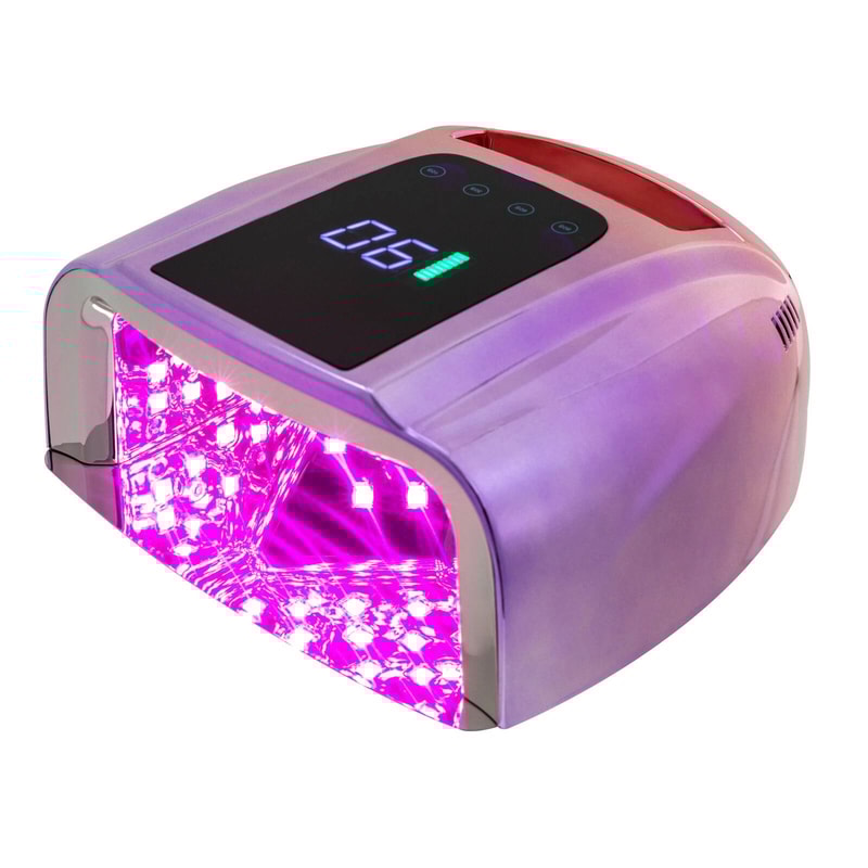 Wireless Rechargeable Nail Gel Dryer LED UV Nail Lamp 96W Portable Cordless Nail Manicure 6