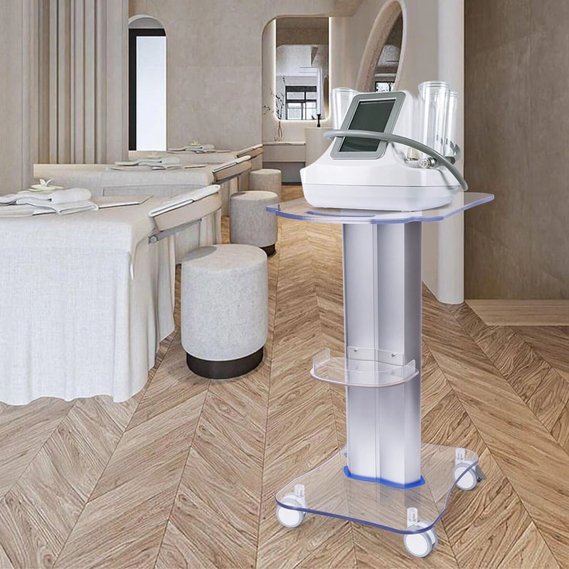 Beauty Salon Rolling Trolley Cart SPA Storage Equipment Organizer Stand 6