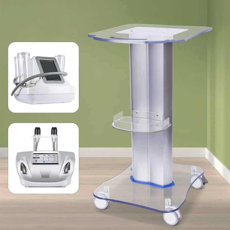 Beauty Salon Rolling Trolley Cart SPA Storage Equipment Organizer Stand 7