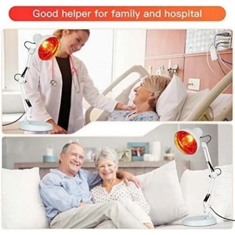 Light Therapy Bulb Lamp IR Infrared Red Heat For Muscle Relief 7