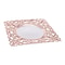 Embossed Rims Charger Plates Square Plastic Plates For Weddings 3