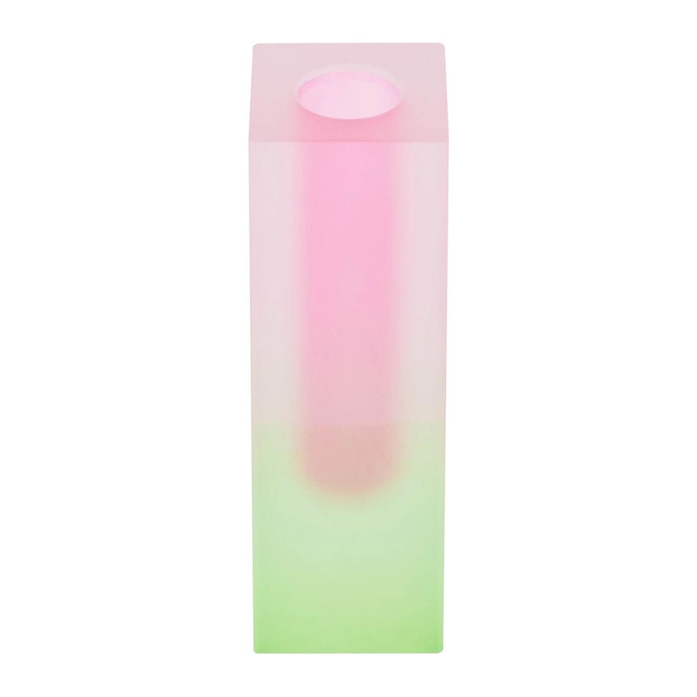Gradient Color Acrylic Vase For Home Decor Desktop Flower Vase 4
