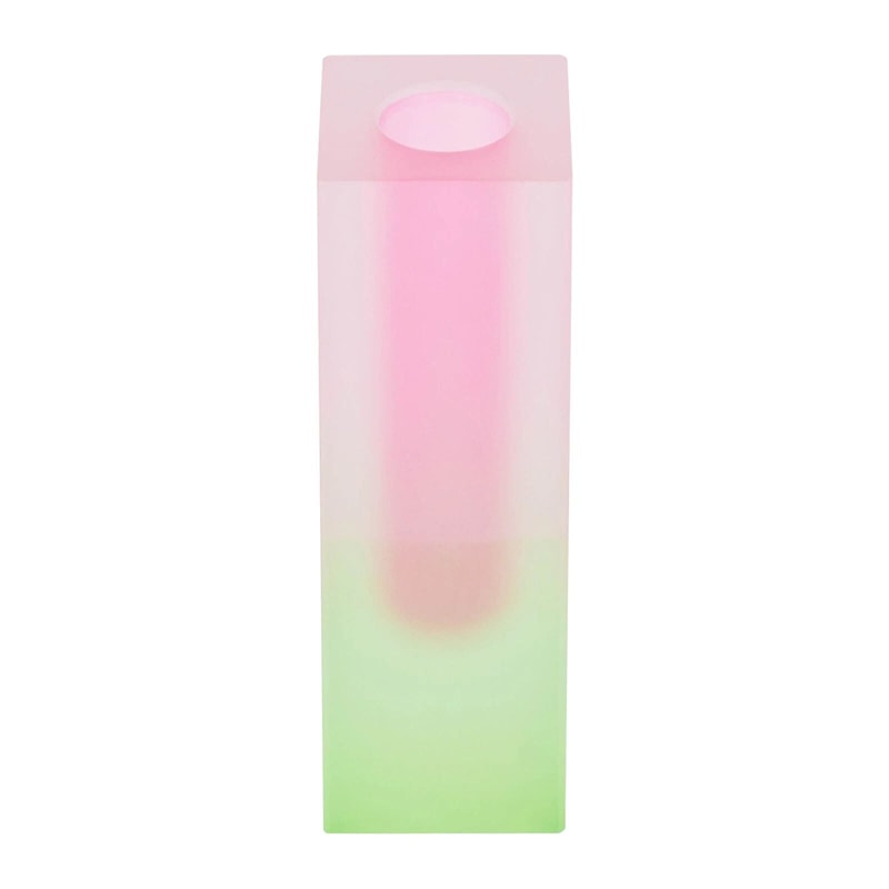Gradient Color Acrylic Vase For Home Decor Desktop Flower Vase 4