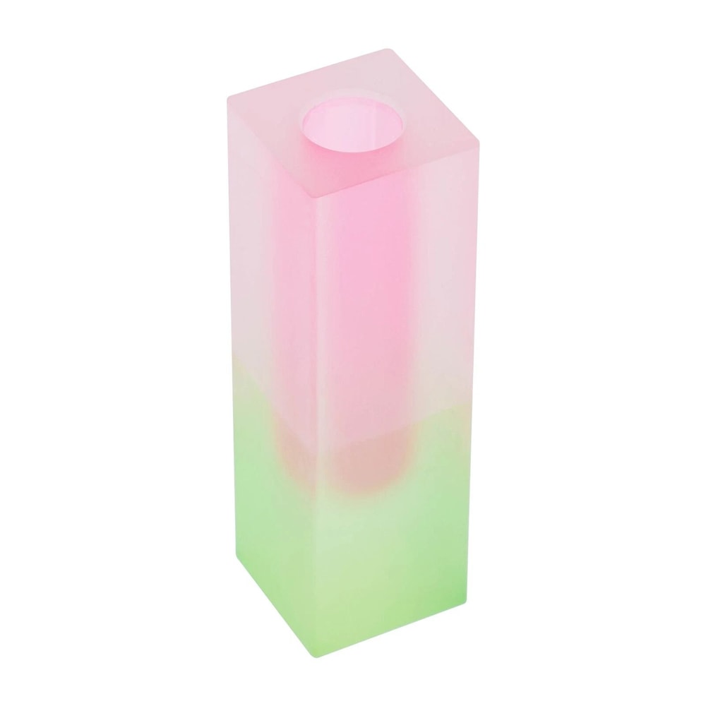 Gradient Color Acrylic Vase For Home Decor Desktop Flower Vase 5