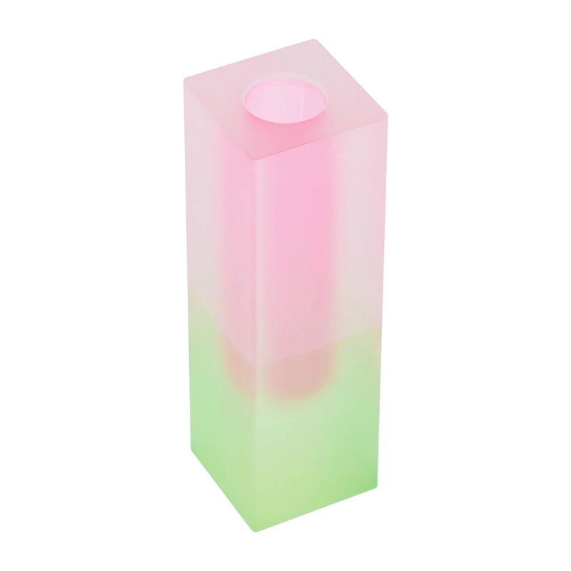 Gradient Color Acrylic Vase For Home Decor Desktop Flower Vase 5
