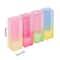 Gradient Color Acrylic Vase For Home Decor Desktop Flower Vase 6