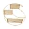 Storage Display Rack 3tier Round Moon Wall Mounted Shelf 6