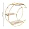 Storage Display Rack 3tier Round Moon Wall Mounted Shelf 8