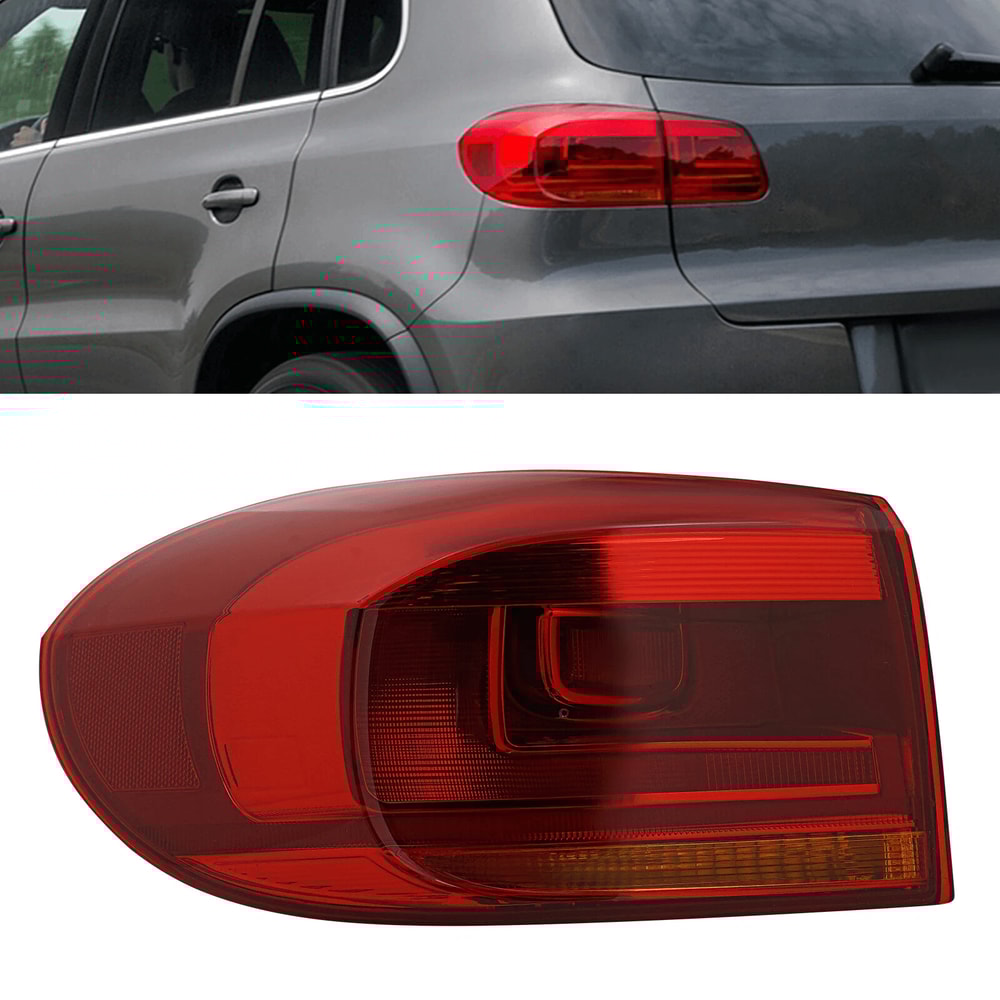 Left Side Haloge Outer Tail Light For Volkswagen Tiguan No Bulb 17