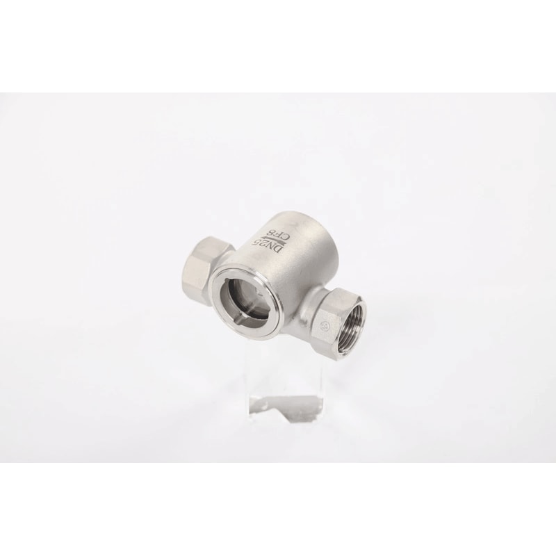 Stainless Steel Sight Water Flow Indicator Plastic Impeller 9