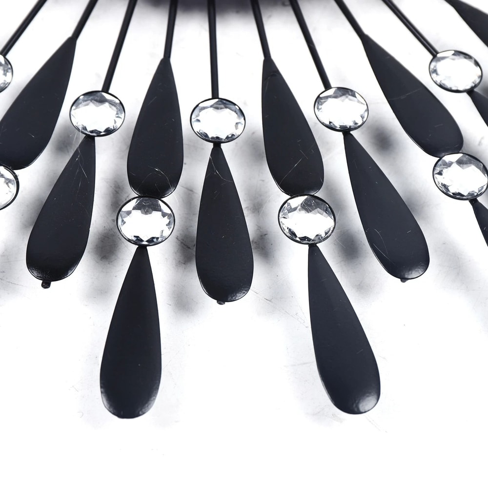 3D Metal Luxury Wall Clock Feather Wall Watch Home Decor For Living Room 3