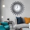 3D Metal Luxury Wall Clock Feather Wall Watch Home Decor For Living Room 9