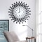 3D Metal Luxury Wall Clock Feather Wall Watch Home Decor For Living Room 0