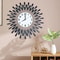 3D Metal Luxury Wall Clock Feather Wall Watch Home Decor For Living Room 6