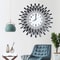 3D Metal Luxury Wall Clock Feather Wall Watch Home Decor For Living Room 7