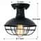 Industrial Pendant Light Farmhouse Style Hanging Ceiling Lamp Fixture For Dining Room 4