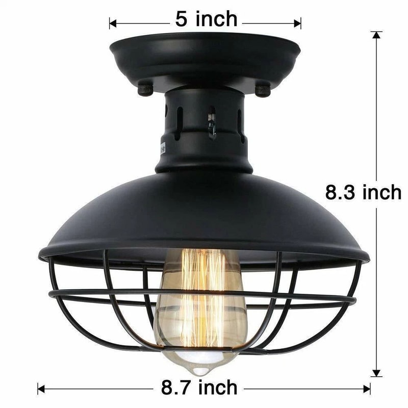 Industrial Pendant Light Farmhouse Style Hanging Ceiling Lamp Fixture For Dining Room 4