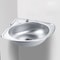 Triangle Corner Basin Stainless Bathroom Corner Sink Small Wall Mount Basin Sink 1