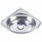 Triangle Corner Basin Stainless Bathroom Corner Sink Small Wall Mount Basin Sink 9