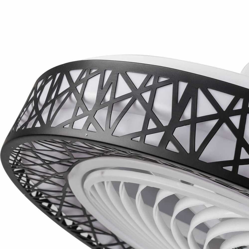 LED Dimmable Ceiling Fan Light Modern Invisible Chandelier Lamp With Remote 1