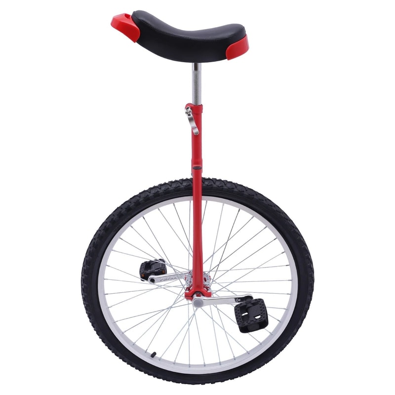 Sports Wheel Unicycle With Thickened Steel Pipe Adjustable Seat 12