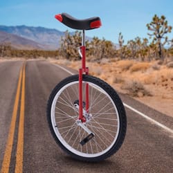 sports wheel unicycle with thickened steel pipe, adjustable seat