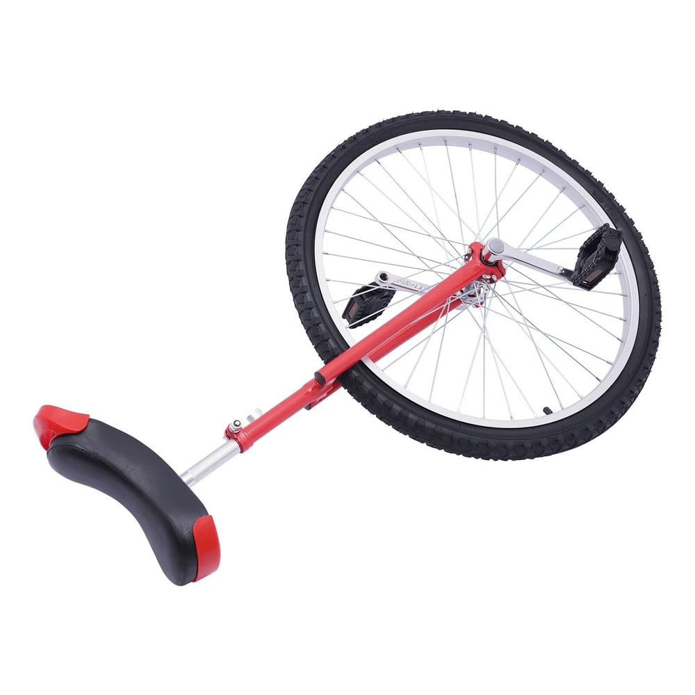 Sports Wheel Unicycle With Thickened Steel Pipe Adjustable Seat 4