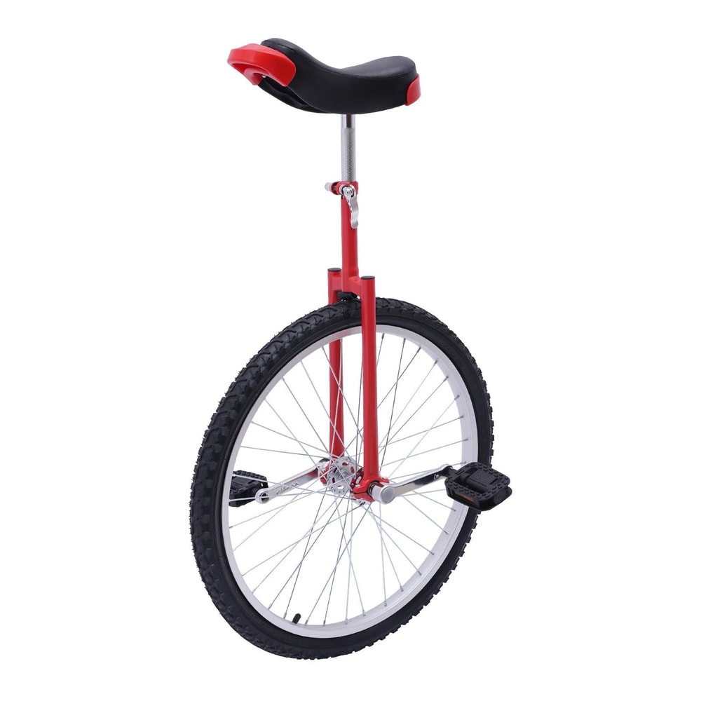 Sports Wheel Unicycle With Thickened Steel Pipe Adjustable Seat 9