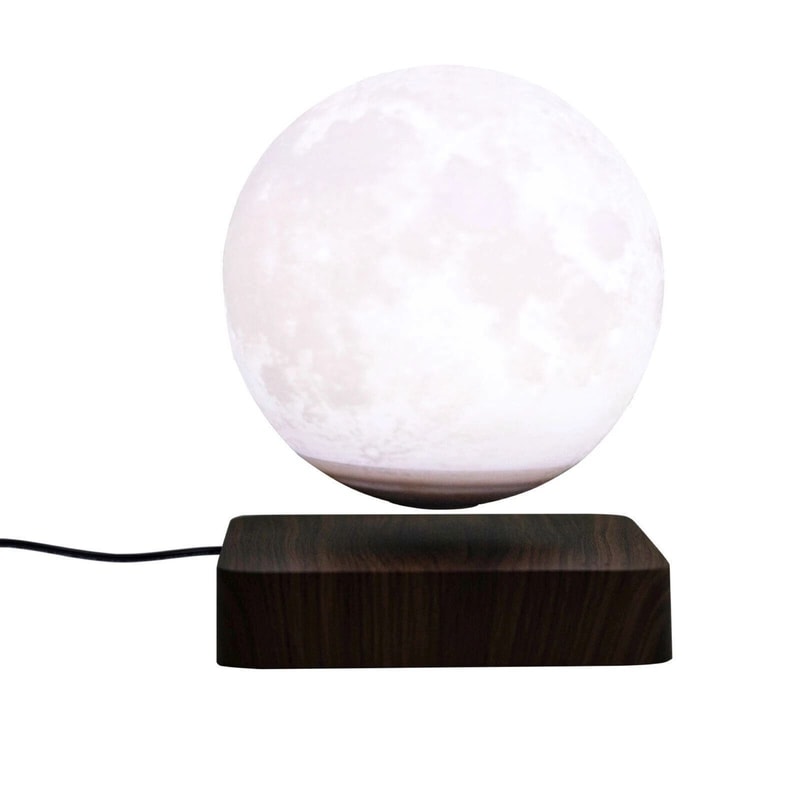Levitating Floating Moon Lamp 3D Printing Magnetic Night Light Table Decor 8