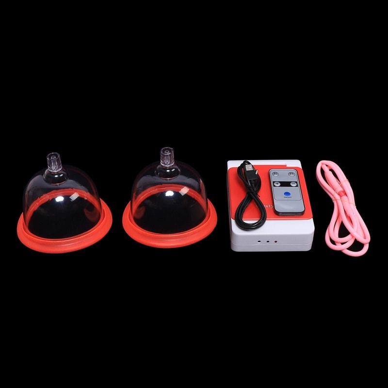 Massage Vacuum Pump Device Electric Breast Double Cup Breast Enlargement System 6
