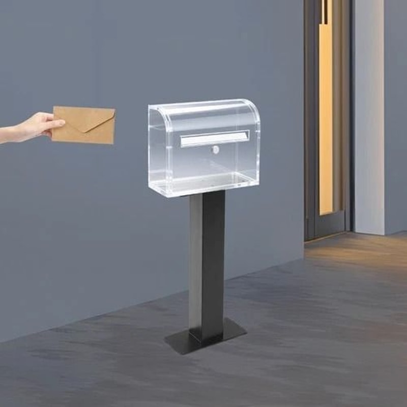 Durable Outside Mailbox Post Heavy Duty Mailbox Post Easy Surface Mounting Post Installation 0