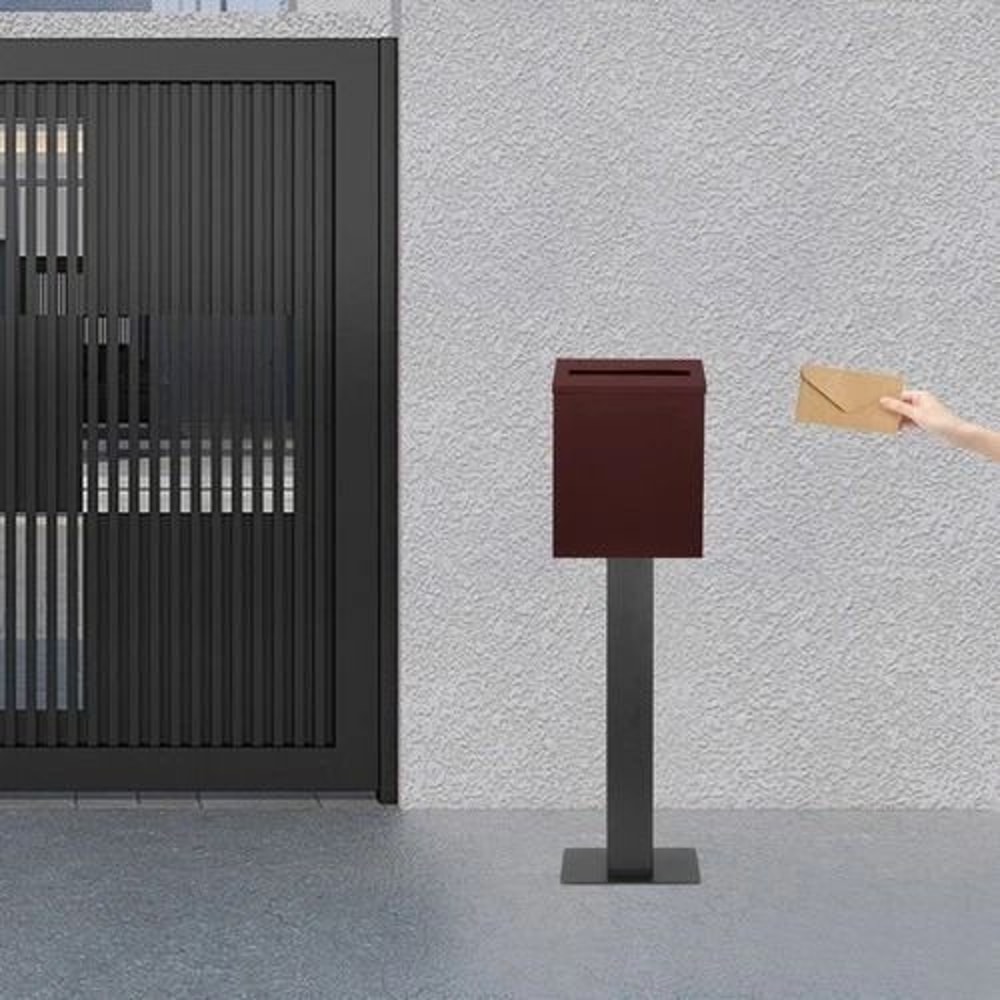 Durable Outside Mailbox Post Heavy Duty Mailbox Post Easy Surface Mounting Post Installation 9