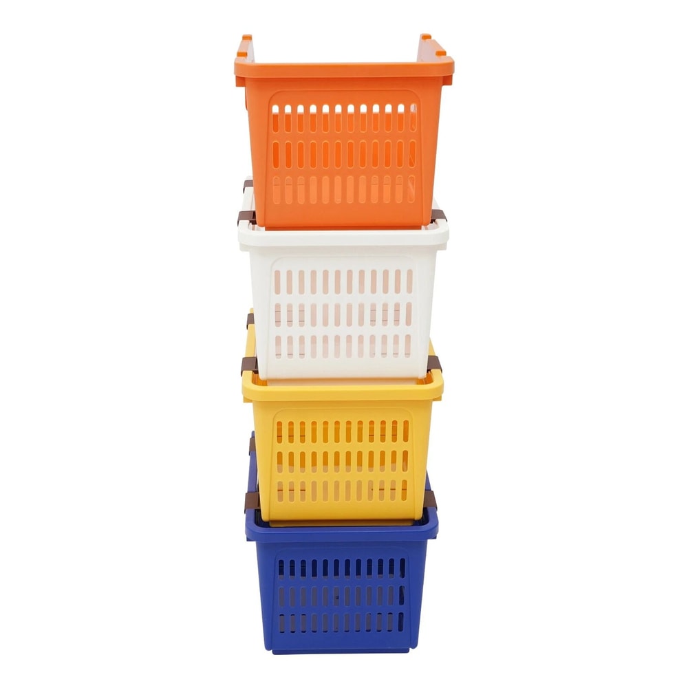Stackable Bins Stacking Storage Baskets Stackable Organizer Baskets For Easy Storage 5