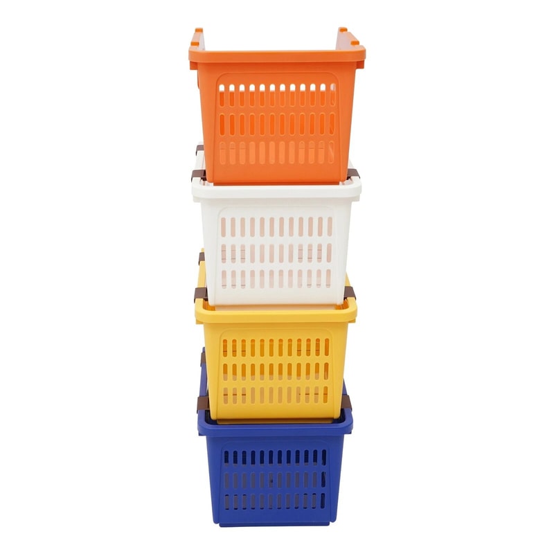 Stackable Bins Stacking Storage Baskets Stackable Organizer Baskets For Easy Storage 5