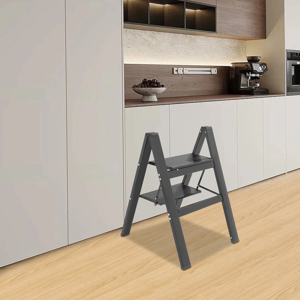 Heavy Duty Foldable 2step Ladder Portable Stool Ladder With Antislip 0