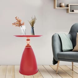 round side end table for living rooms, bedrooms, offices, patios, sofas