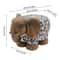 Brown Decorative Magnesium Oxide Elephant Garden Stool For Home Decor 9