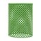 Accent Table With Modern Openwork Pattern Green Side Table Metal Frame 3