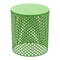 Accent Table With Modern Openwork Pattern Green Side Table Metal Frame 4